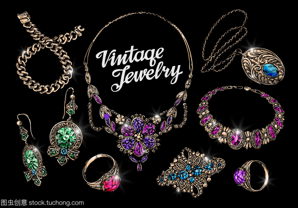 時光之韻 手繪寶石與復古首飾的藝術魅力